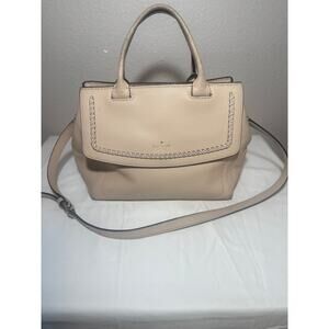 Kate Spade New York Pebbled Leather Satchel Crossbody Tote Bag
